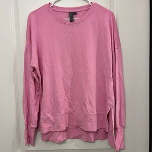 ❗️Sold Sweaty Betty pink crew sweatshirt with thumb holes